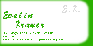 evelin kramer business card